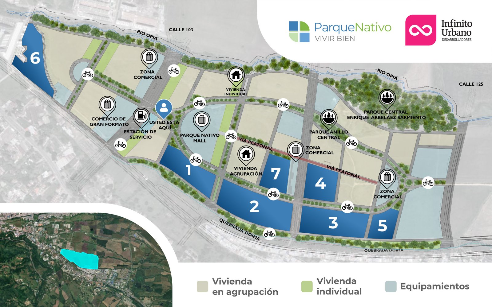 Mapa Parque Nativo